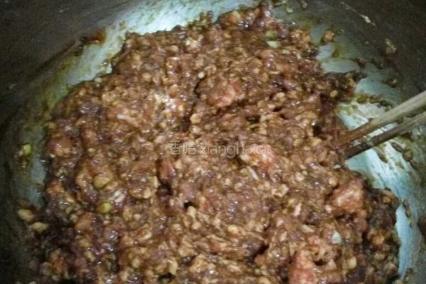 猪肉小白菜水饺的做法图解3