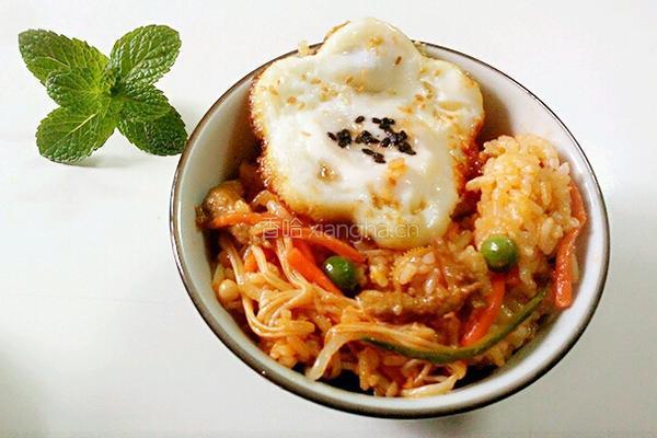 韩式砂锅拌饭的做法图解9