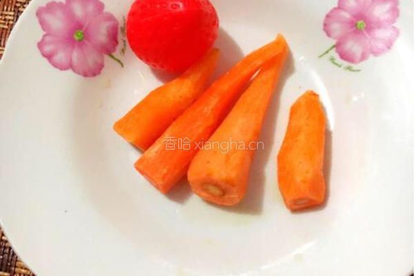 五花肉香菜胡萝卜蛋饺的做法图解2