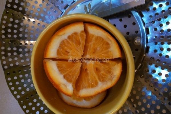 喉咙痛干蒸橙子吃的做法图解4
