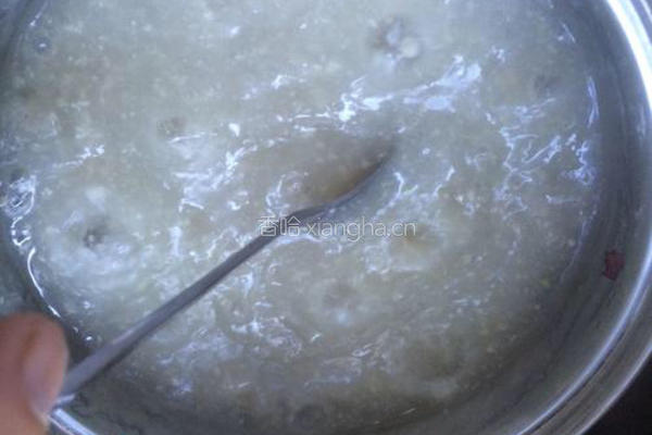 肉糜薯粉羹的做法图解6