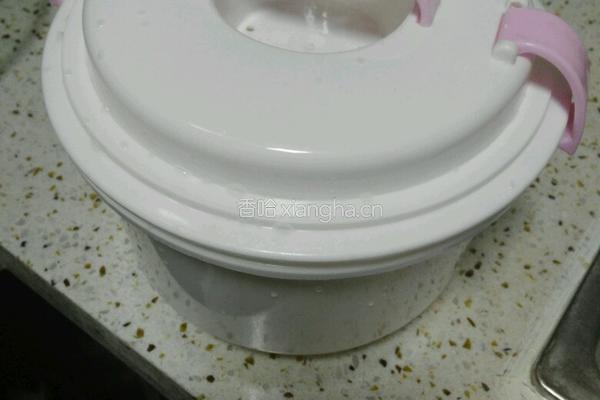 微波炉十谷米粥的做法图解3