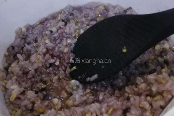 微波炉十谷米粥的做法图解6