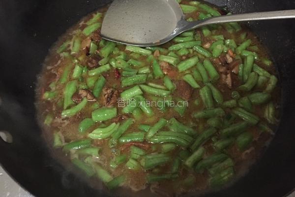 豆角焖面的做法图解3