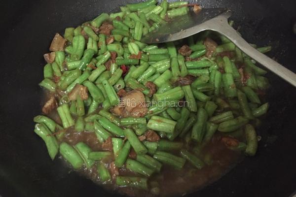 豆角焖面的做法图解4