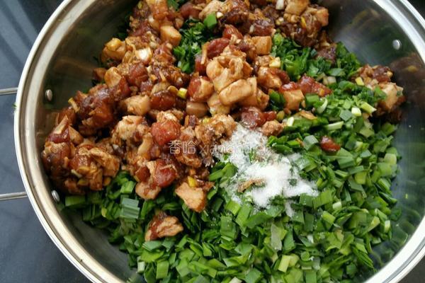 小白菜猪肉包子的做法图解6