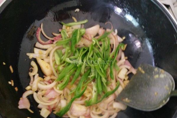 洋葱炒火腿的做法图解7