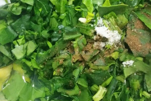 菠菜鸡蛋饼的做法图解2