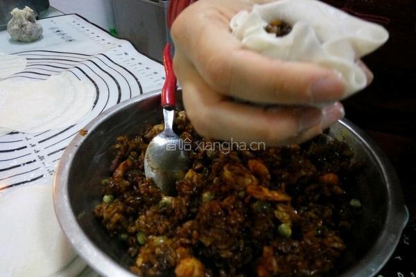 猪肉虾仁烧卖的做法图解8
