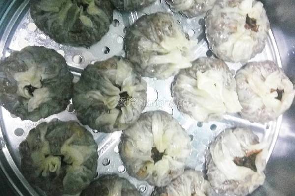 猪肉虾仁烧卖的做法图解10