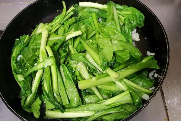 蒜蓉菜心的做法图解5