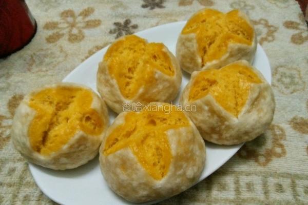 双色开花饅头