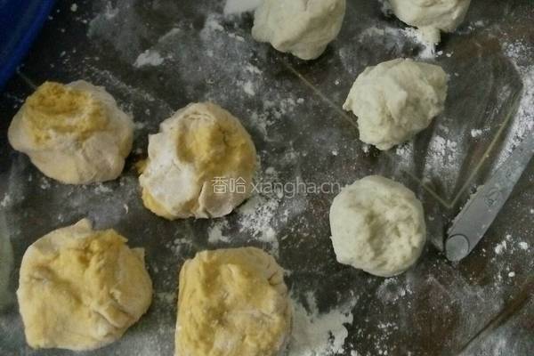 双色开花饅头的做法图解6