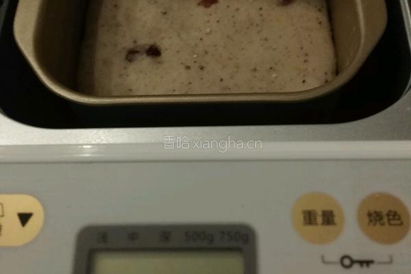 高钙低糖全麦十谷米蔓越梅土司的做法图解7