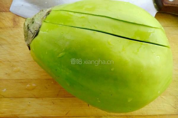 无油风琴烤茄子的做法图解3