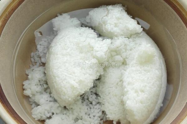 菜苔泡饭的做法图解2