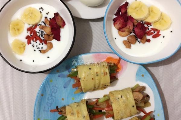 减肥餐：鸡肉三丝卷的做法图解5