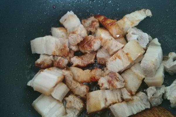 红烧肉炖粉条的做法图解4