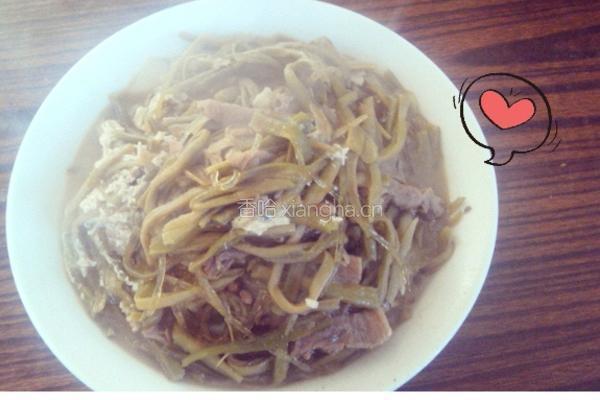 豆角丝炖肉