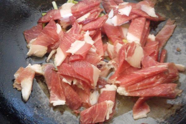豆角丝炖肉的做法图解4