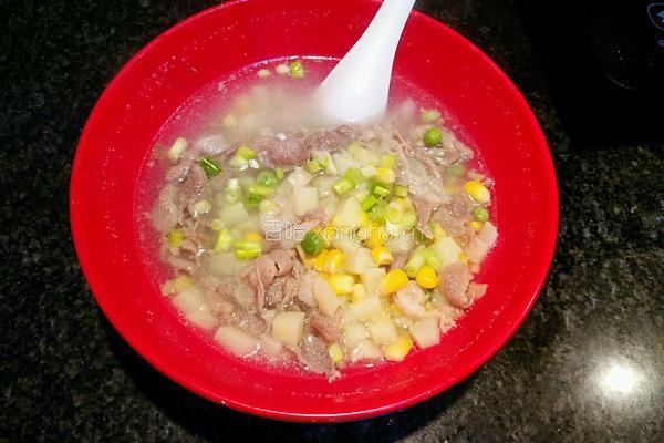 羊肉蔬菜汤――史上最简单的做法图解7