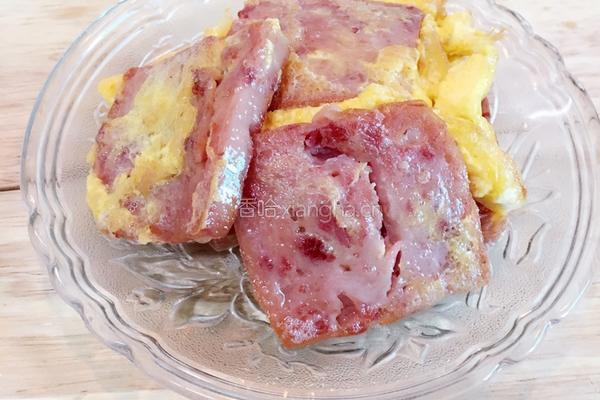 蛋煎餐肉的做法图解6