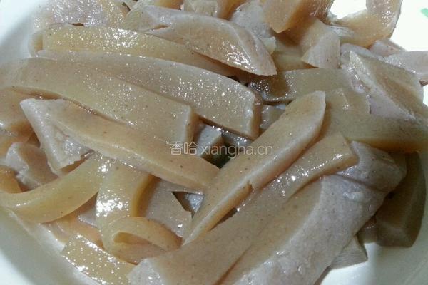 酸菜炒魔芋的做法图解2