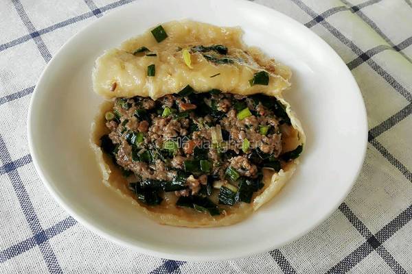 牛肉韭菜馅饼的做法图解12
