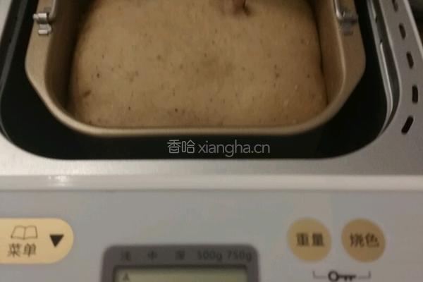 十谷全麦红枣红糖土司的做法图解4