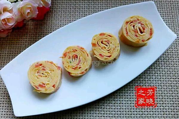 西红柿厚蛋卷的做法图解4
