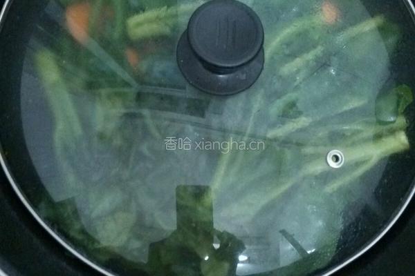 素炒芥兰菜的做法图解5