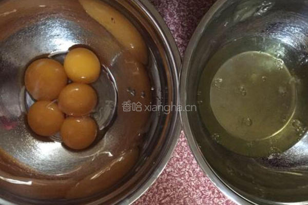 戚风蛋糕—八寸的做法图解2