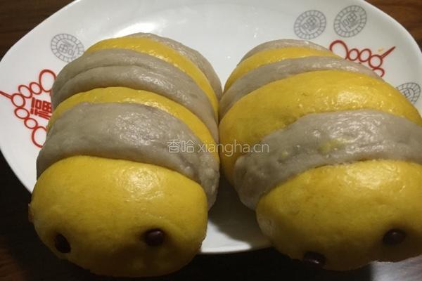 花式豆沙馅儿包子的做法图解4