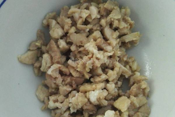 香辣肉末酸豆角的做法图解2