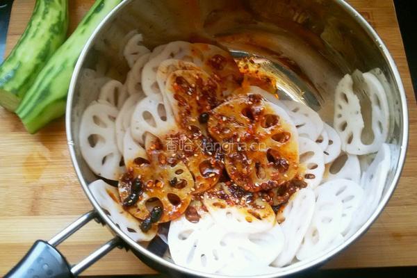 香辣藕片的做法图解6