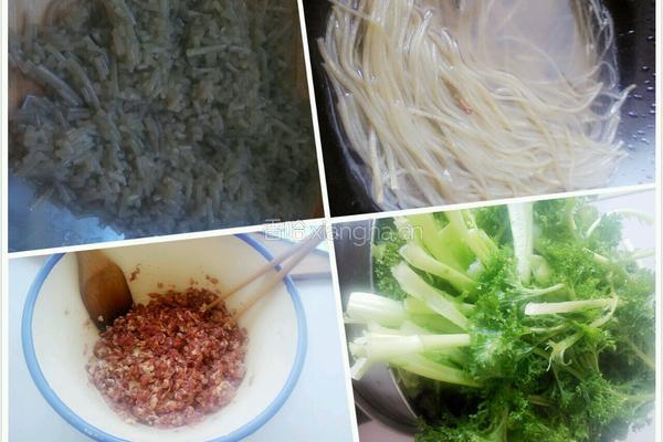 雪里蕻猪肉大包的做法图解2