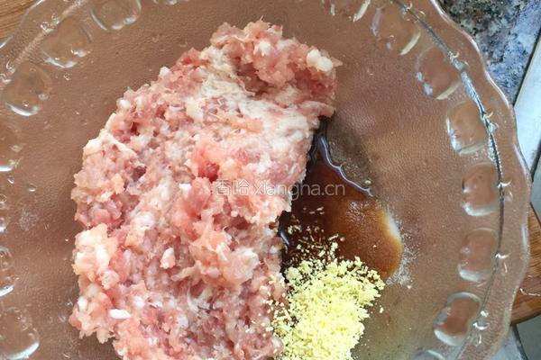 肉包子的做法图解3