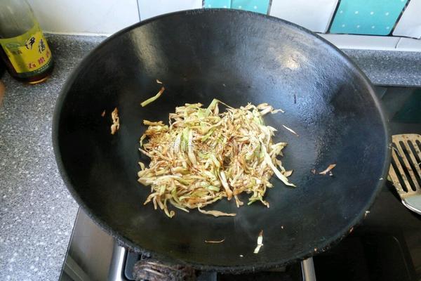 素炒饼的做法图解4