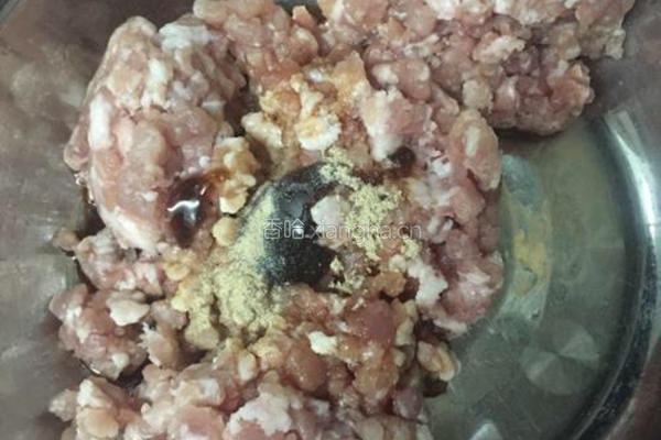 橄榄菜肉碎炒豆角的做法图解2