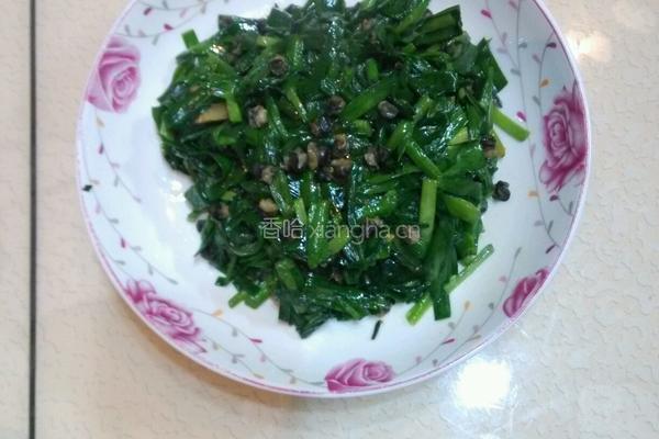 螺狮肉炒韭菜的做法图解5