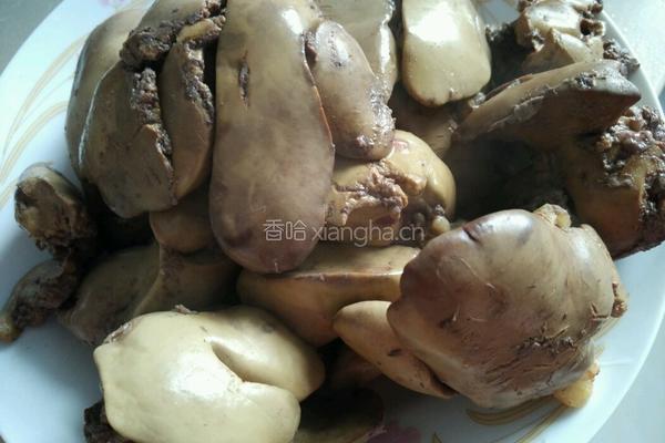 卤鸡肝的做法图解3