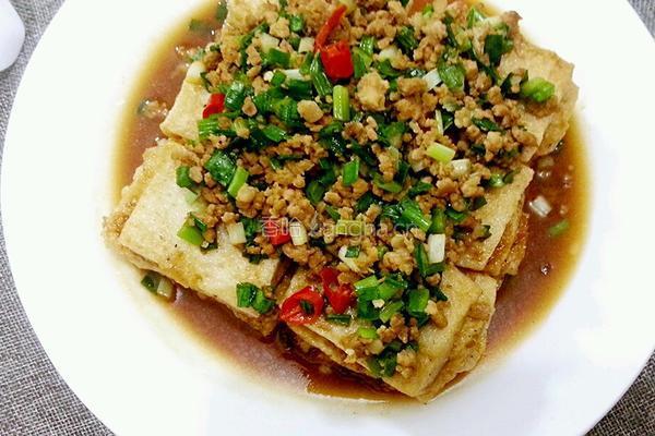 肉沫千叶豆腐的做法图解14