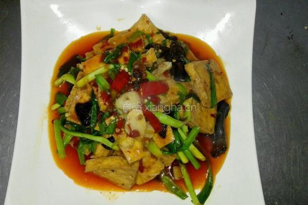 韭菜炒豆腐
