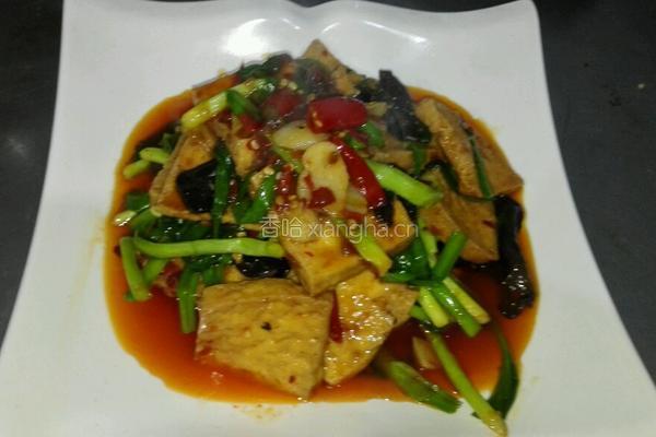 韭菜炒豆腐的做法图解10