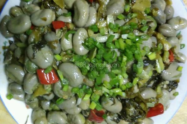 酸菜胡豆的做法图解6