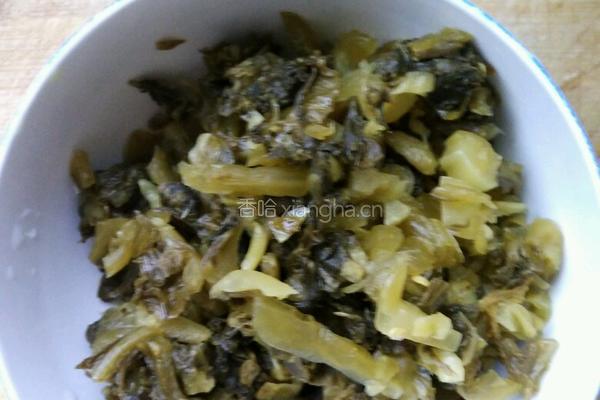 酸菜胡豆的做法图解3