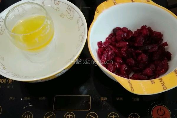 低糖黄油奶香全麦蔓越莓土司的做法图解3