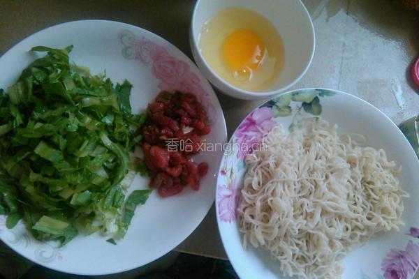 小炒面的做法图解3