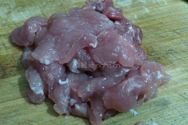 西芹豆干炒肉片的做法图解3