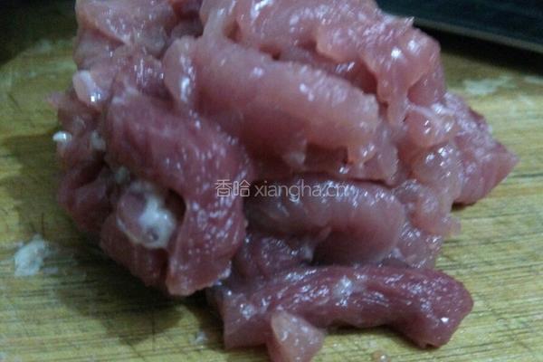 西芹豆干炒肉片的做法图解4